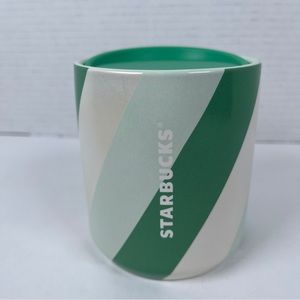 Starbucks 2022 Holiday 8oz Ceramic Tumbler w/ swivel close lid